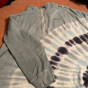 Green Tie Dye Sweater, size=L, Brand =Pink